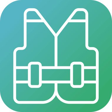 Eşsiz Sırt Çantası Vektör Satırı Simgesi