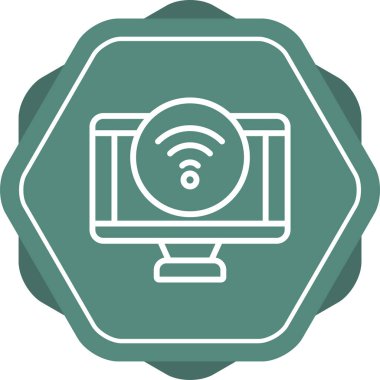 Bilgisayar web simge vektör çizim