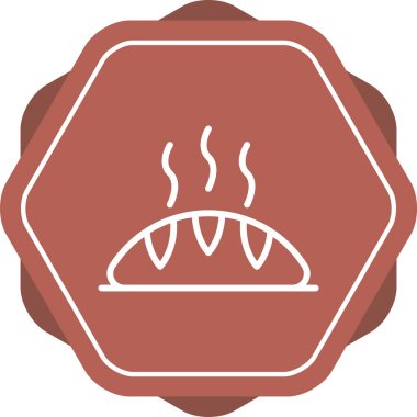 Sıcak kahve. Web simgesi