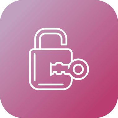 ikon vektör illüstrasyonunu kilitle