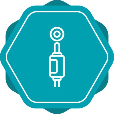 elektrik dolgu simgesi web basit illüstrasyon