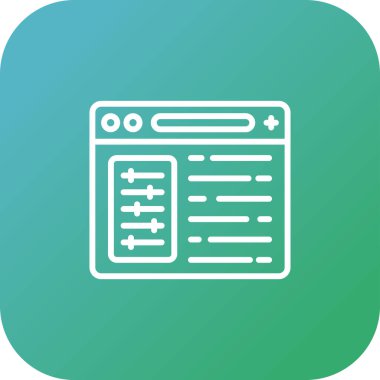 ayarları web simge vektör çizim 