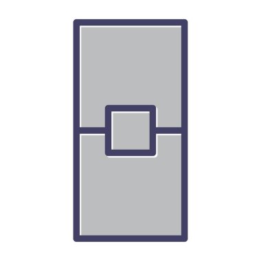 Kapı simgesi, düz stil