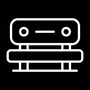 Tezgah web simgesi, vektör çizim 