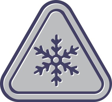 Kış simgesi vektör illüstrasyonu