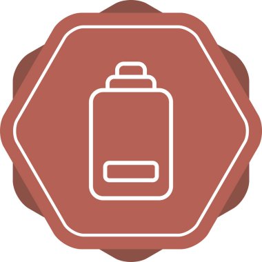 Gaz b simgesinin vektör çizimi