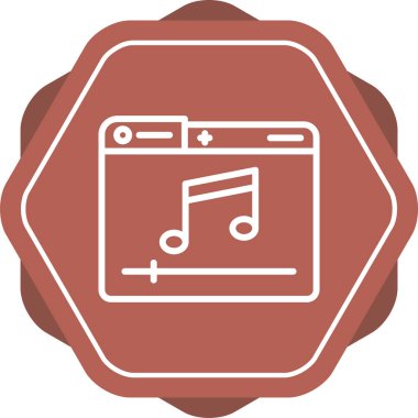 Müzik notası. Basit tasarım