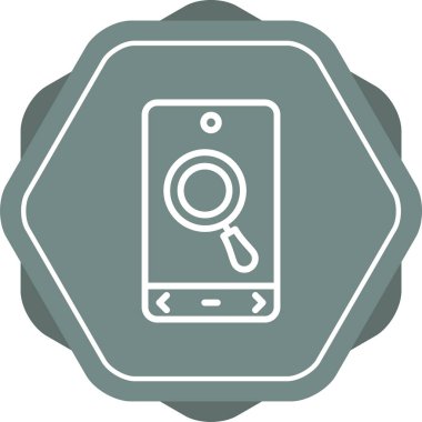 Akıllı telefon. Web simgesi basit tasarım