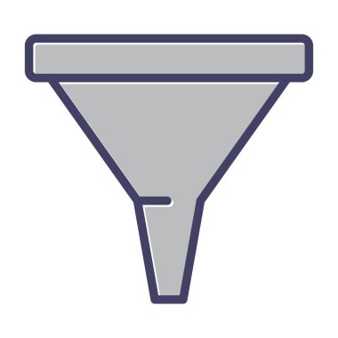 Web simgesi vektör illüstrasyonu filtreleniyor