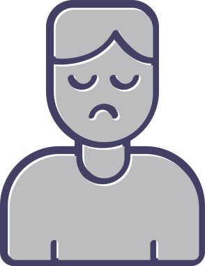 avatar. Web simgesi basit illüstrasyon