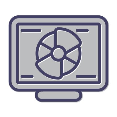 fan simgesi vektör illüstrasyonu