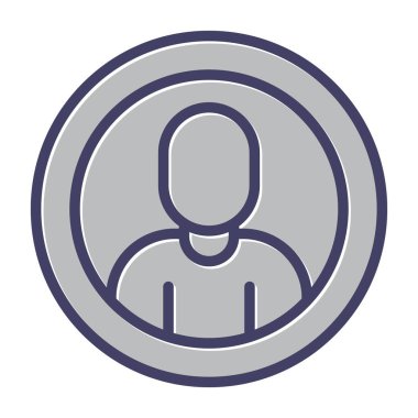 kullanıcı simgesi, vektör illüstrasyonu 