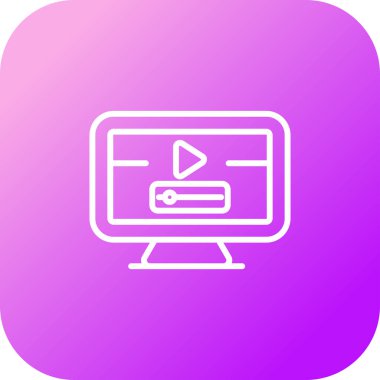 Bilgisayar web simge vektör çizim