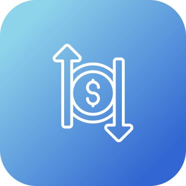 para değişim simgesi soyut arkaplanda izole