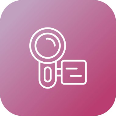 video kamera web simgesi vektör illüstrasyonu