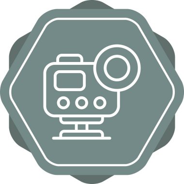 kamera simgesi vektör illüstrasyonu