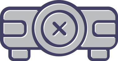 Kamera. Web simgesi basit illüstrasyon