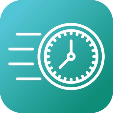 Güzel Saat vektör satırı simgesi