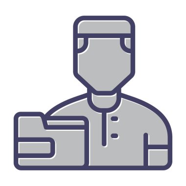 kullanıcı simgesi, vektör illüstrasyonu 