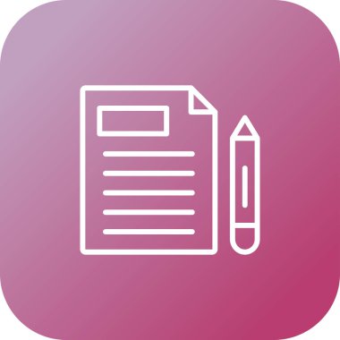 Dosya simgesinin vektör illüstrasyonu