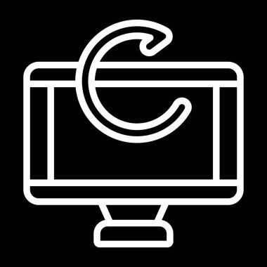 Bilgisayar monitörü. Basit tasarım