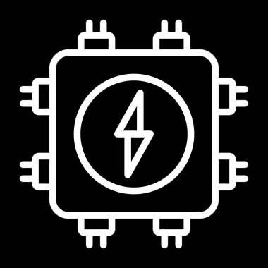 Modern simgenin vektör illüstrasyonu