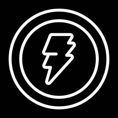 Vektör yıldırım simge tasarlamak