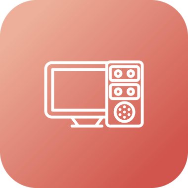 Modern simgenin vektör illüstrasyonu