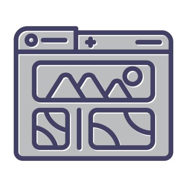 Fotoğraf Kamerası Simgesi. Vektör İllüstrasyonu