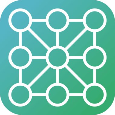 seo modern simgesinin vektör illüstrasyonu