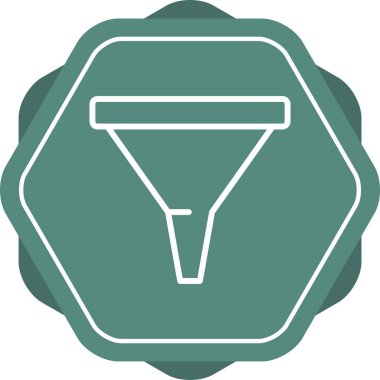 Web simgesi vektör illüstrasyonu filtreleniyor