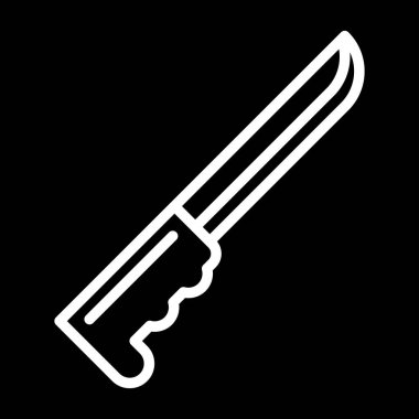 bıçak simgesi modada izole edilmiş arkaplan