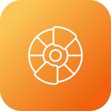 Turuncunun vektör illüstrasyonu