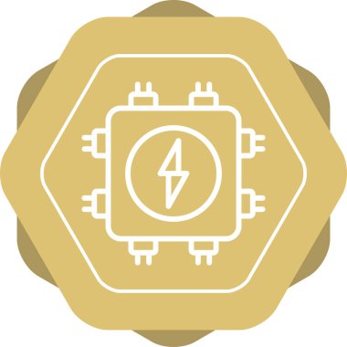 Modern simgenin vektör illüstrasyonu