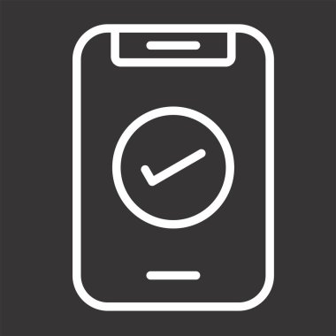 telefon simgesi, vektör illüstrasyonu