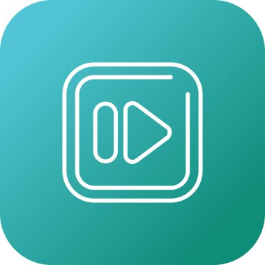 Çalma simgesinin vektör illüstrasyonu