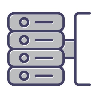 ağ veri paylaşım vektör illüstrasyonu