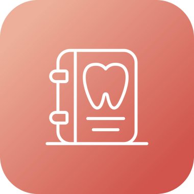 Diş sağlığı ikonu vektör illüstrasyonu