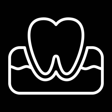 Diş kliniğinin vektör simgesi