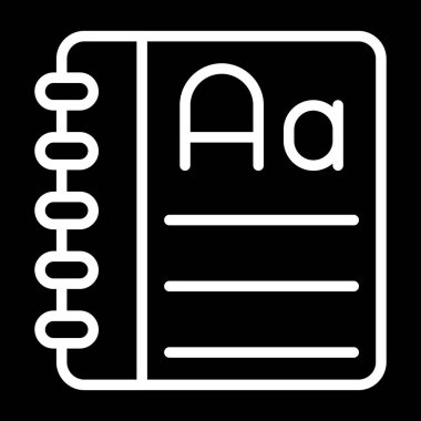 belge simgesi vektör illüstrasyonu