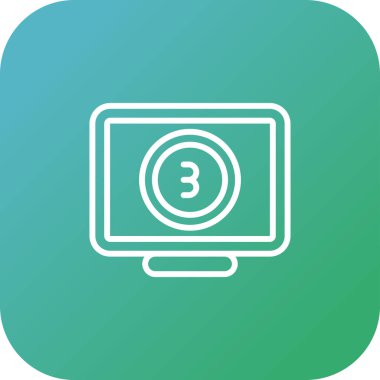 Modern b 'nin vektör illüstrasyonu eksik simgesi