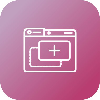 Benzersiz Batarya Vektörü Kabartma Simgesi