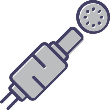 elektrik dolgu simgesi web basit illüstrasyon