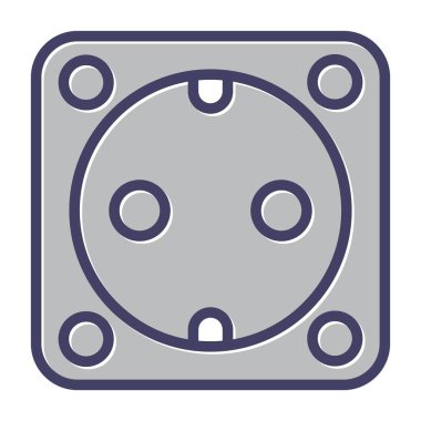 Modern b 'nin vektör illüstrasyonu eksik simgesi