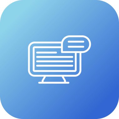 Bilgisayar web simge vektör çizim
