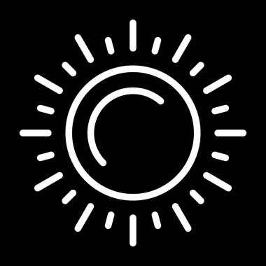 hava durumu web vektör simgesi