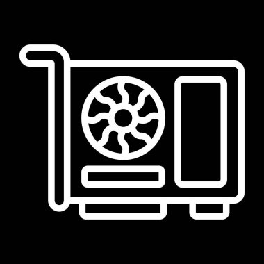 Modern bir simgenin vektör illüstrasyonu