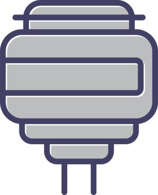 elektrik dolgu simgesi web basit illüstrasyon