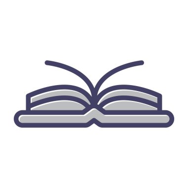Kitap simgesi çizimini aç 