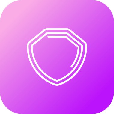 Web simgesi, vektör çizim kalkan